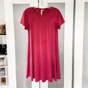 Alya Wine colored t-shirt dress